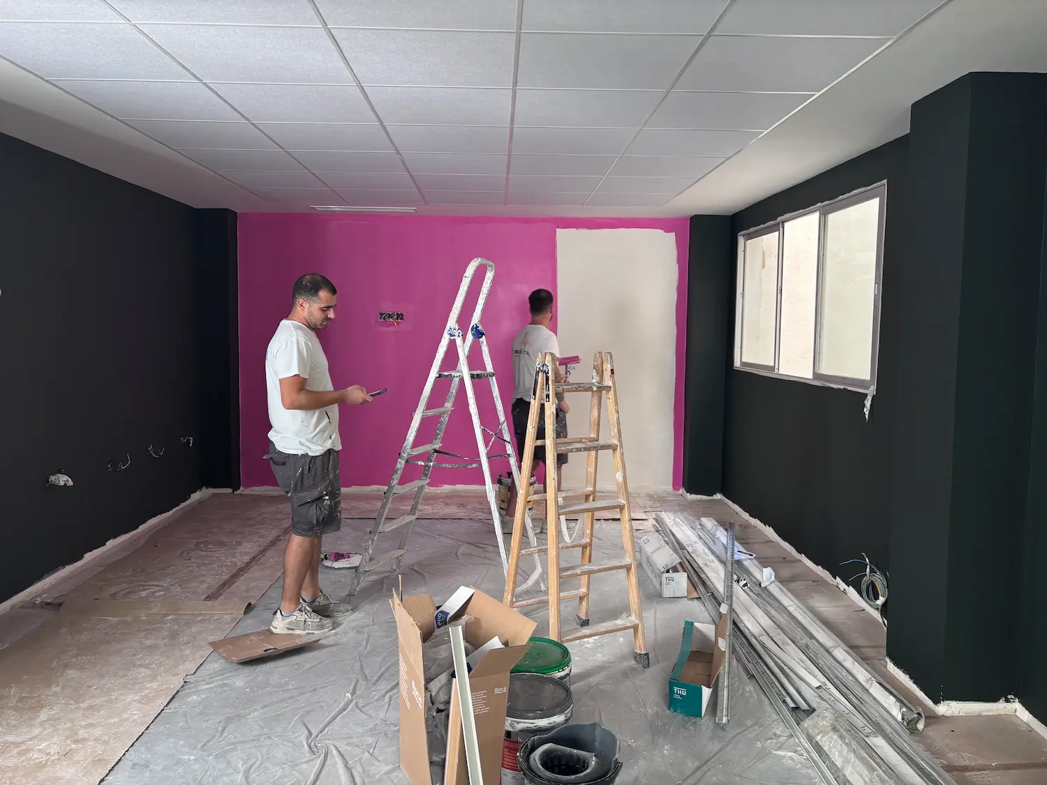 Proceso de obra en Magnific